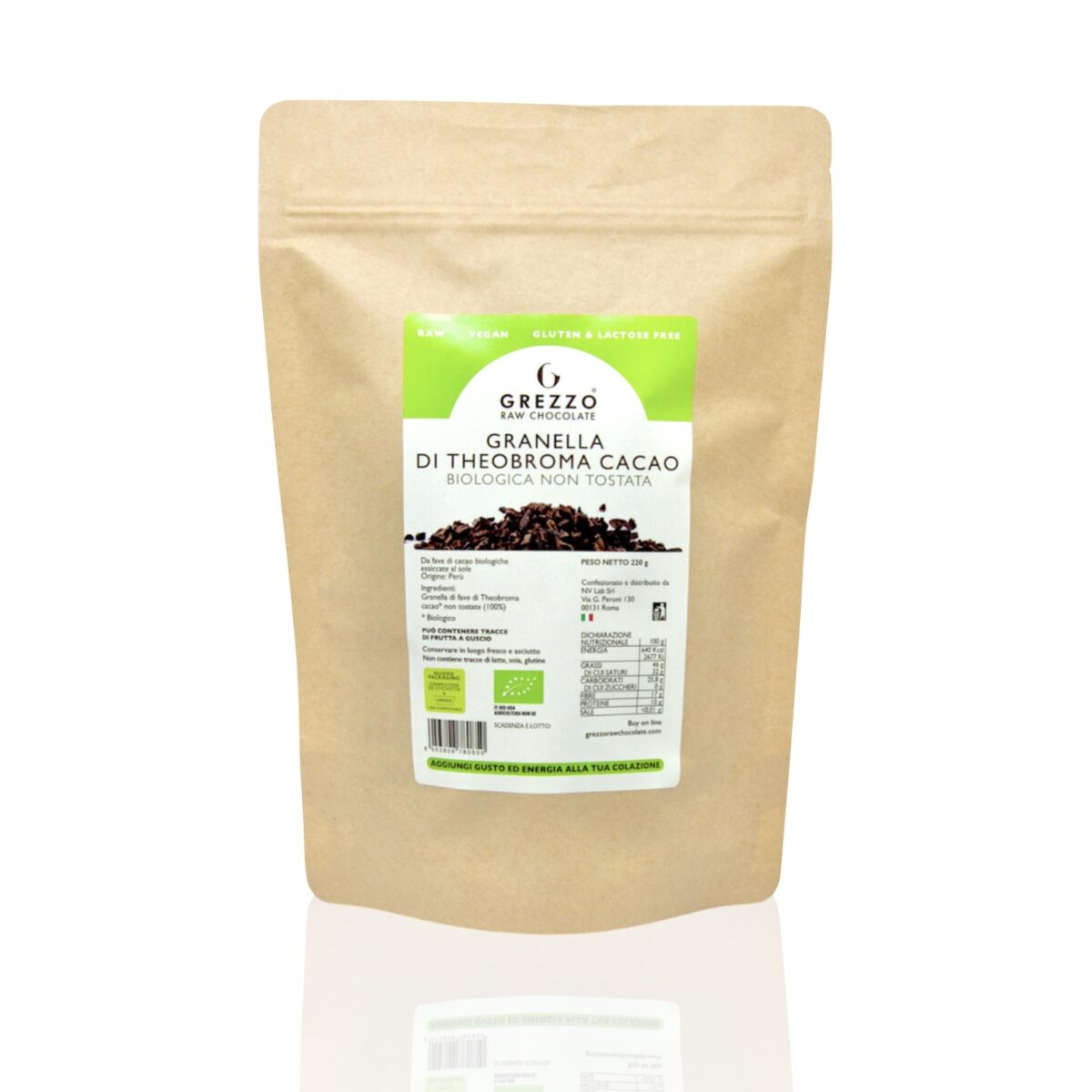 Burro di Cacao biologico crudo 250g