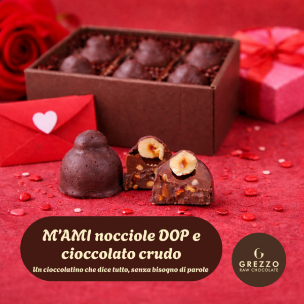 Mโami nocciole DOP e cioccolato crudo - Grezzo Raw Chocolate
