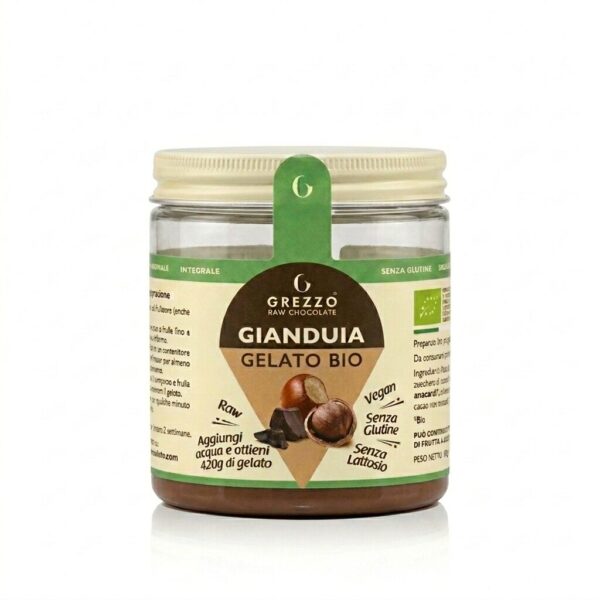Preparato Bio per Gelato Grezzo Raw Chocolate Gianduia