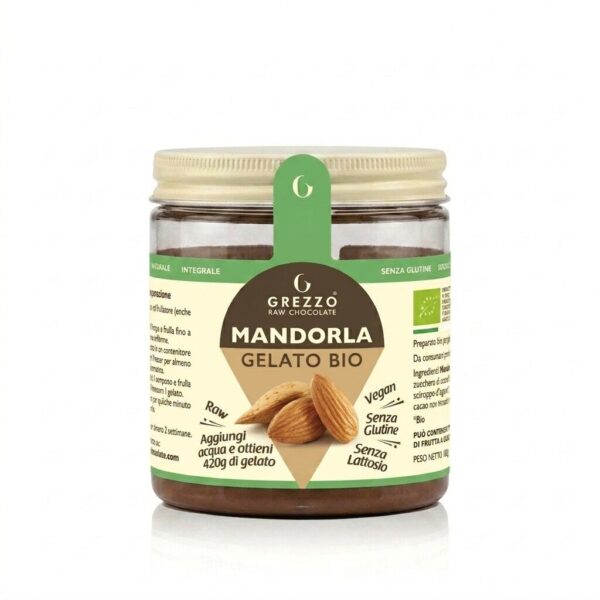 Preparato Bio per Gelato Grezzo Raw Chocolate Mandorla