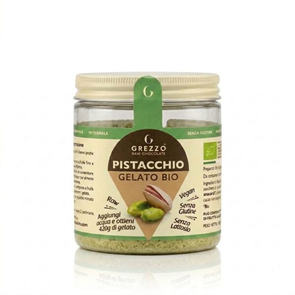 Preparato Bio per Gelato Grezzo Raw Chocolate Pistacchio